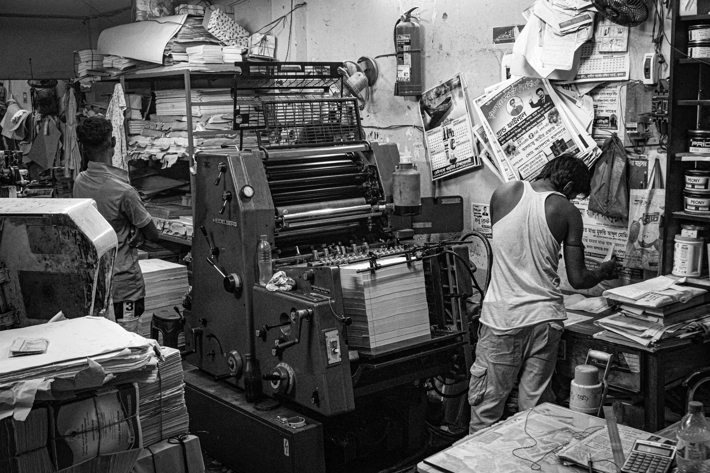 A working print shop